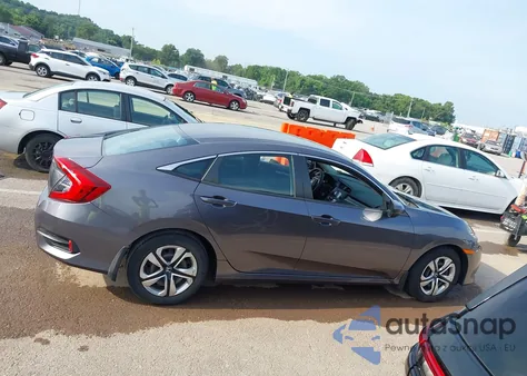 2017 Honda Civic Lx z USA, uszkodzony, nr VIN 19XFC2F50HE044650